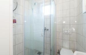 Koupelna v ubytování Apartmani "PALMA"