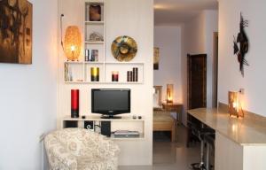 TV a/nebo společenská místnost v ubytování Lagada Resort