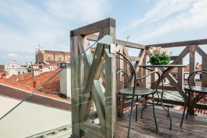 Svalir eða verönd á Hotel Ai Cavalieri di Venezia