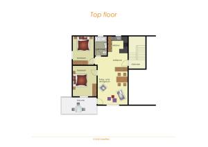 Půdorys ubytování Apartment Aare 3.5 by GriwaRent AG