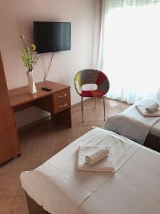 TV a/nebo společenská místnost v ubytování Guest House Ivo