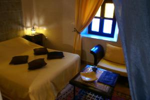 Cama o camas de una habitación en Riad Lapis-lazuli