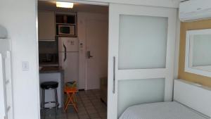 A cozinha ou cozinha compacta de Condominio Ancorar Flat Resort