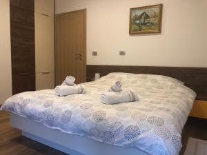 Postel nebo postele na pokoji v ubytování Apartmani Izvor - Tuheljske Toplice