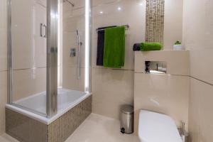 Kúpeľňa v ubytovaní Apartament Marina View + 24 fotografií