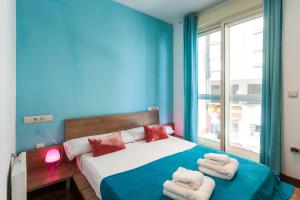 Posteľ alebo postele v izbe v ubytovaní Baron Suites