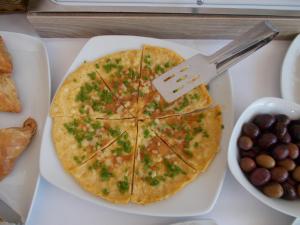 Comida no apart-hotel ou em algum lugar perto