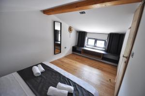 Postel nebo postele na pokoji v ubytování Casa Fogoler Fažana