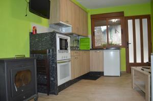 Kuchyň nebo kuchyňský kout v ubytování Casa Gelita