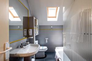 Koupelna v ubytování Hotel La Posada De Alameda