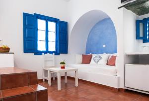 Posezení v ubytování Aegeo Hotel