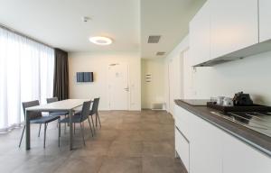 Kuchyň nebo kuchyňský kout v ubytování Residence Panama