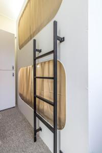 Postel nebo postele na pokoji v ubytování hi Hostel