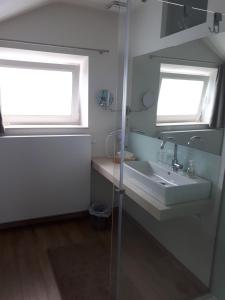 Koupelna v ubytování B&B De Fruithoeve