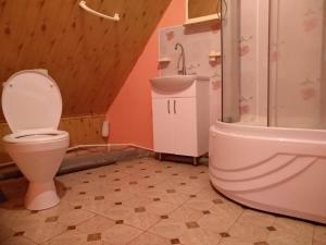 ゴルビツカヤにあるGuest House Morskaya 2/2のバスルーム(トイレ、洗面台付)