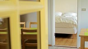 Postel nebo postele na pokoji v ubytování Móra guesthouse