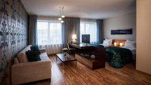 Istumisnurk majutusasutuses Ararat All Suites Hotel Klaipeda