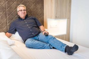 Letto o letti in una camera di Das Alfred