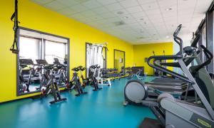 Fitness centrum a/nebo fitness zařízení v ubytování Thon Hotel Arena