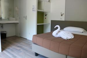 hu Venezia Camping in Town客房内的一张或多张床位
