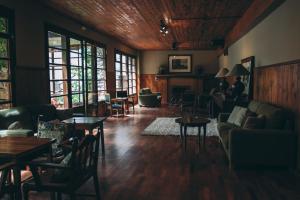 Posezení v ubytování Hotel Caldas