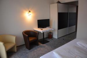 TV a/nebo společenská místnost v ubytování Hotel Böhmerwaldhof