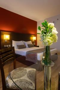 Cama ou camas em um quarto em Hotel Panamby São Paulo