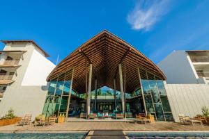 Das Gebäude in dem sich das Resort befindet