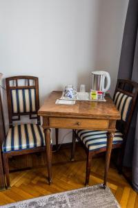 Príslušenstvo na prípravu kávy alebo čaju v ubytovaní Gianduja B&B
