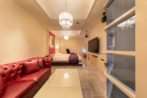 TV a/nebo společenská místnost v ubytování Hotel Eldia Yamanashi (Adult Only)