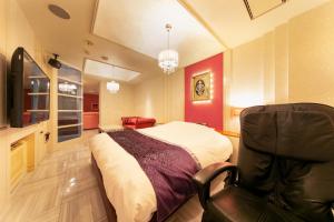 TV a/nebo společenská místnost v ubytování Hotel Eldia Yamanashi (Adult Only)