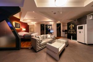 Posezení v ubytování Hotel Eldia Yamanashi (Adult Only)