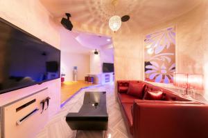 TV a/nebo společenská místnost v ubytování Hotel Eldia Yamanashi (Adult Only)