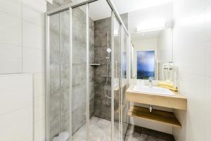 Koupelna v ubytování Landhotel Kolb