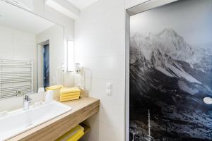 Koupelna v ubytování Landhotel Kolb
