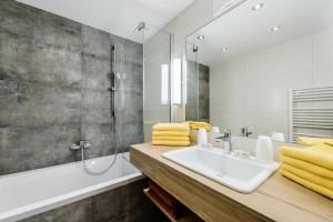 Koupelna v ubytování Landhotel Kolb