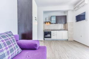 Kuchyňa alebo kuchynka v ubytovaní Apartments & Bungalows Ivanović