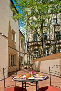 Balkón nebo terasa v ubytování Hotel Caesar Prague