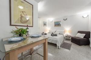 Posezení v ubytování Apartments Lodra