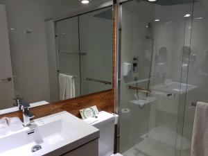 Um banheiro em Hotel Art Santander