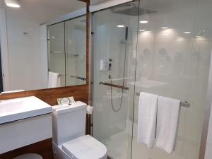 Um banheiro em Hotel Art Santander