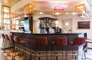 Lounge nebo bar v ubytování Bastion Hotel Bussum Hilversum