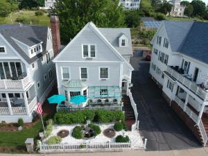 an aerial view of a house at Harborview Inn in Gloucester