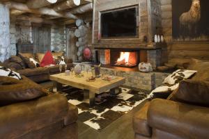 Setusvæði á Chalet de luxe "Lodge des Sens" - Jacuzzi & Sauna - 12 pers