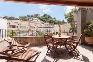 Balkón alebo terasa v ubytovaní Lets Holidays apartment terrace La Guardia