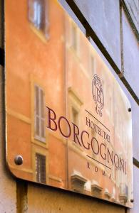 Certifikát, hodnocení, plakát nebo jiný dokument vystavený v ubytování Hotel dei Borgognoni
