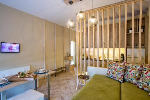 Posezení v ubytování Golden Suites