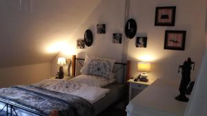 Postel nebo postele na pokoji v ubytování Villa Pusteblume