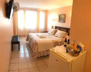 Katil atau katil-katil dalam bilik di Hotel CostaFósil