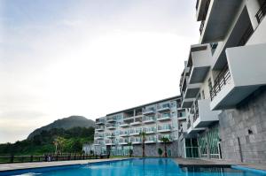 Bazén v ubytování Y Resort Jeju nebo v jeho okolí